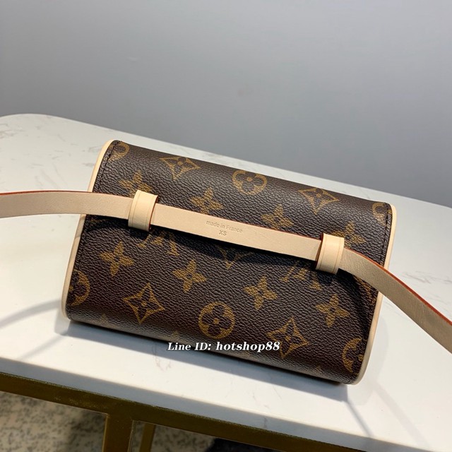 路易威登LV女包 M51855 小號 monogram老花腰包 LV新款老花斜挎胸包 LV手拿包 xxlv1738